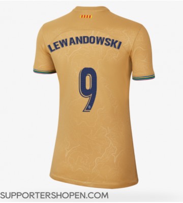 Barcelona Robert Lewandowski #9 Borta Matchtröja Dam 2022-23 Kortärmad